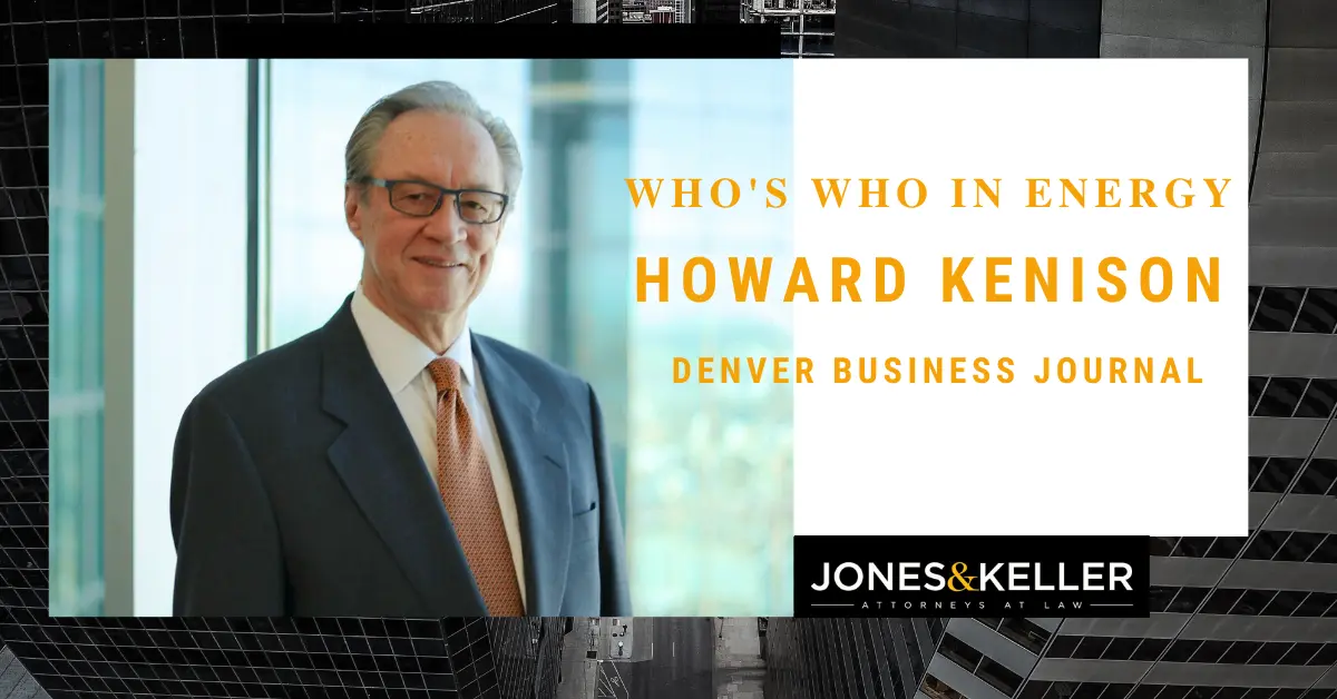 HOWARD KENISON announcement
