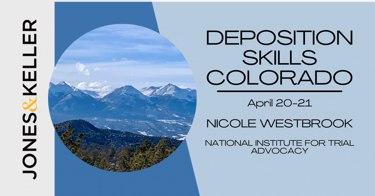 Rocky Mountain photo promoting Deposition Skills in Colorado for NITA